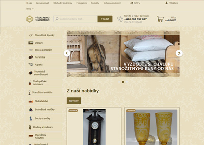 eshop starožitnosti