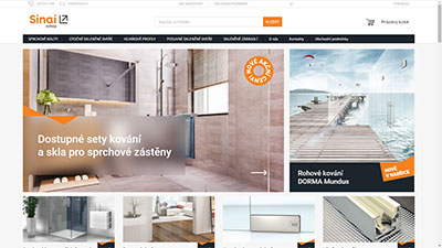 eshop skleněné dveře